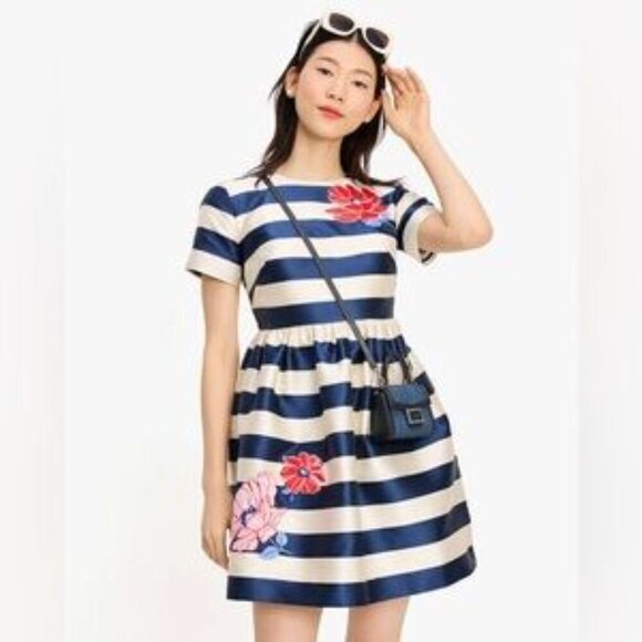Kate Spade  Floral Stripe Dress - Picture 6 of 6
